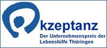 Akzeptanz - Der Unternehmenspreis der Lebenshilfe Thüringen